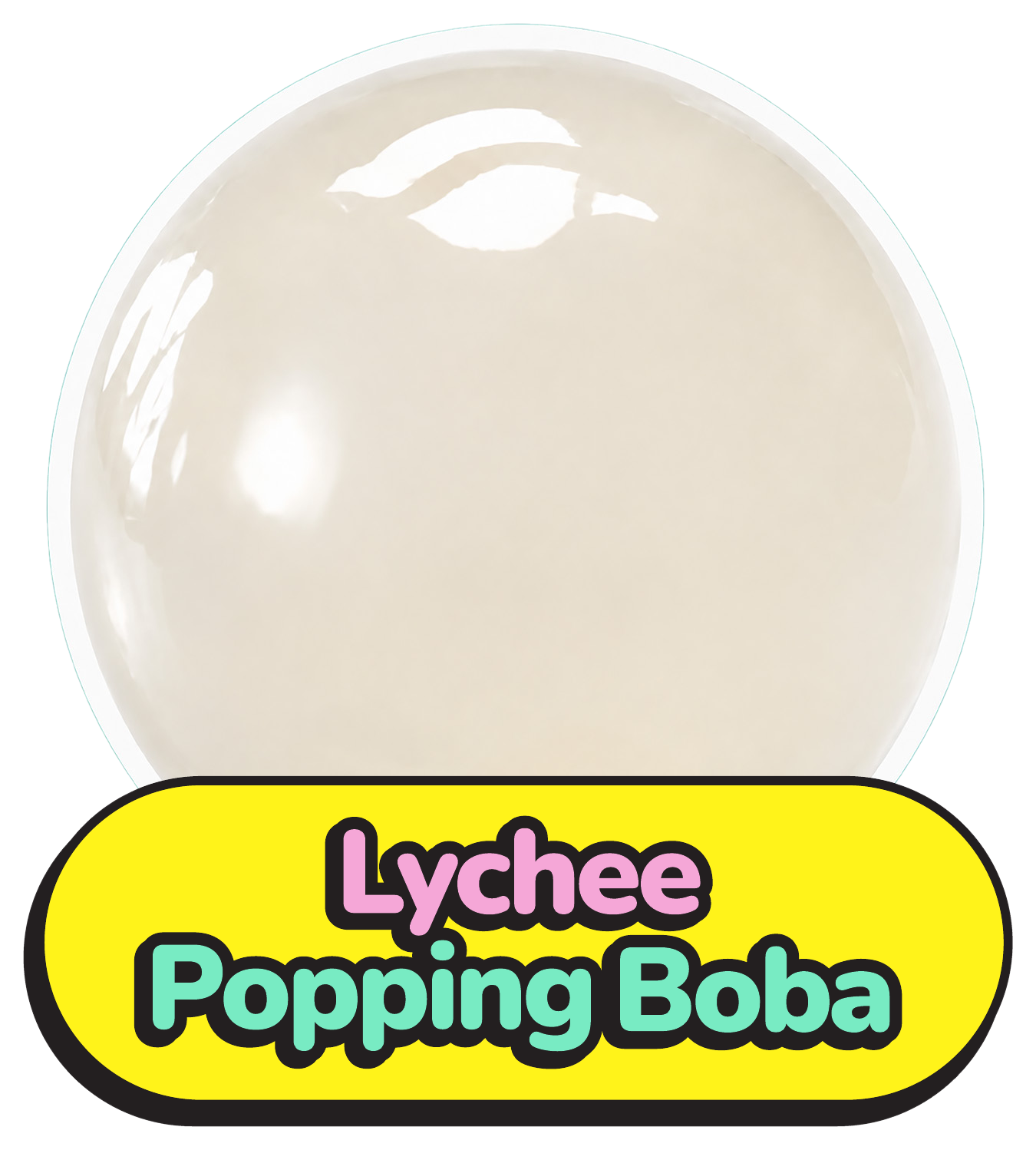 Lychee Popping Boba